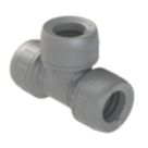 PolyPlumb Enhanced  Plastic Push-Fit Equal Tee 22mm