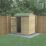 Forest Beckwood 6' x 4' 6" (Nominal) Reverse Apex Shiplap Timber Shed with Base & Assembly