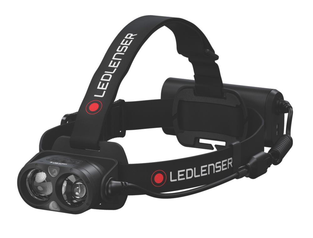 LEDlenser H19R CORE Rechargeable LED Head Torch Black 200 3500lm