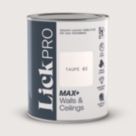 LickPro Max+ 1Ltr Taupe 02 Matt Emulsion  Paint