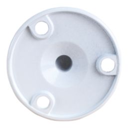 Essentials Rail Centre Bracket White 25mm