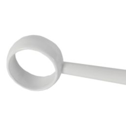 Essentials Rail Centre Bracket White 25mm