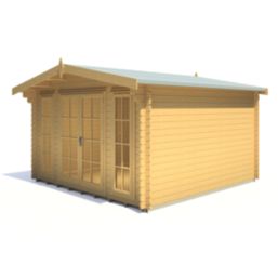 Shire Epping 3 12' x 12' (Nominal) Apex Timber Log Cabin