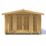 Shire Epping 3 12' x 12' (Nominal) Apex Timber Log Cabin