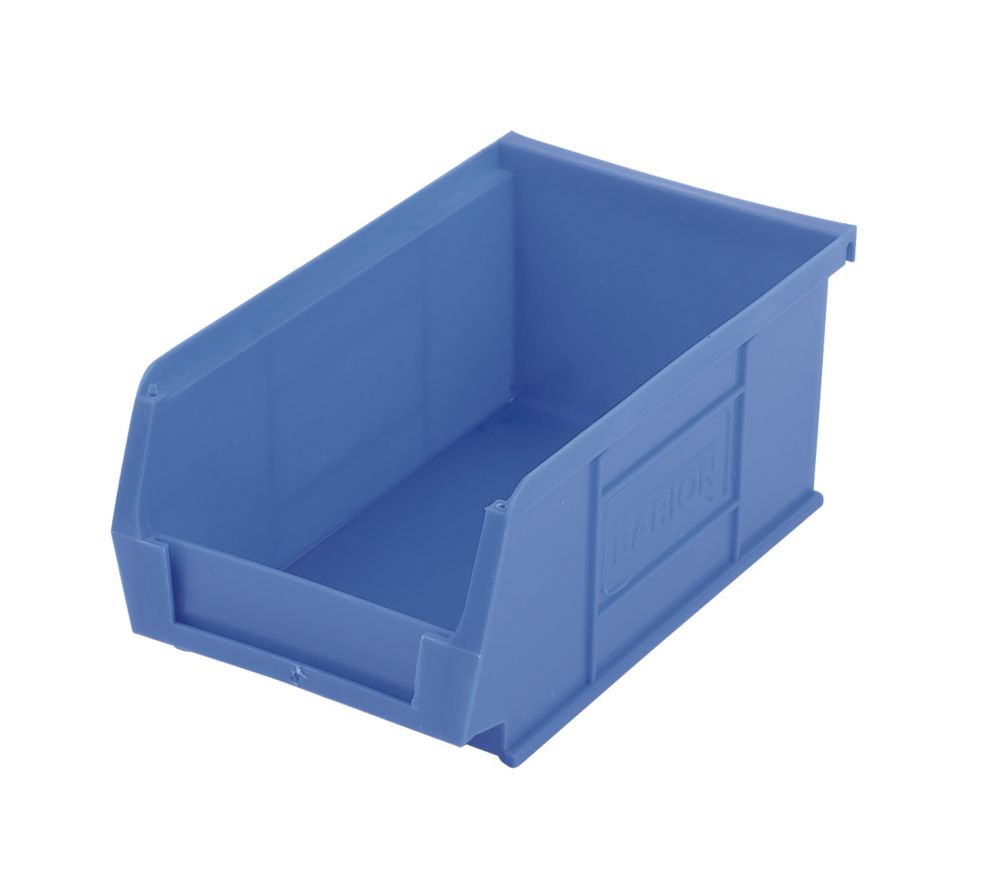 Barton TC2 SemiOpenFronted Storage Bins 1.27Ltr Blue 20 Pack Screwfix