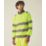 Regatta Hi-Vis Pro Contract Crew Neck Sweatshirt Yellow 4X Large 61.4" Chest