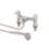 Refurb Swirl Elevate Chrome 115mm Deck Mounted  Manual Mixer Tap