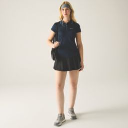 Regatta Remex II Womens Polo Shirt Navy Solid Size 8