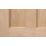 Unfinished Oak  Wooden 3-Panel Internal Door 1981mm x 762mm