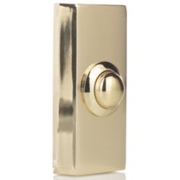 Byron DBW-21027 Wired Bell Push Brass