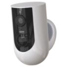 Calex  Rechargeable Battery-Operated White Wireless 2K Outdoor Bullet Smart Camera