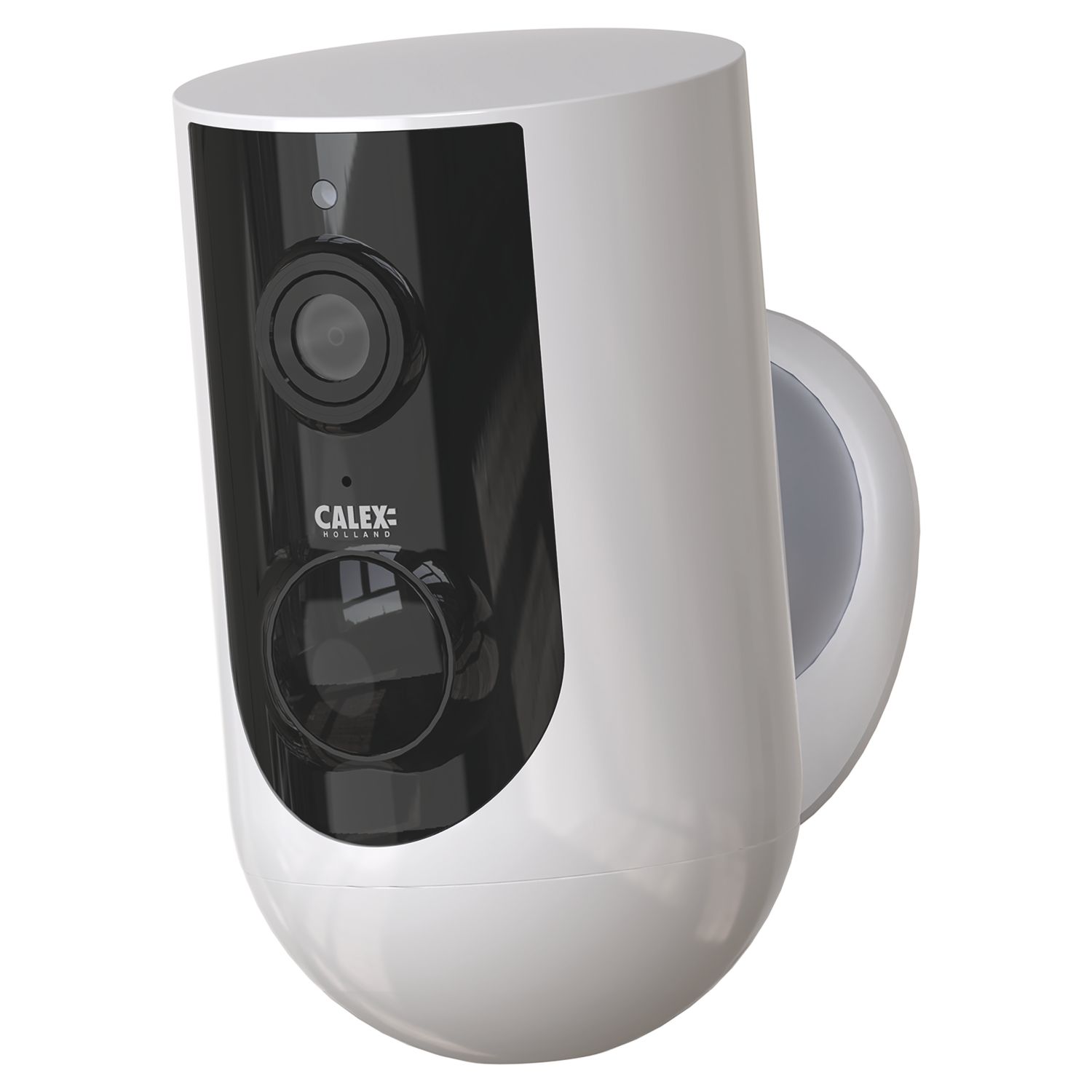 Calex Rechargeable Battery-Operated White Wireless 2K Outdoor Bullet Smart Camera (330RC)