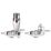 Towelrads  15mm x 1/2" Chrome Corner Modern Thermostatic Radiator Valve & Lockshield