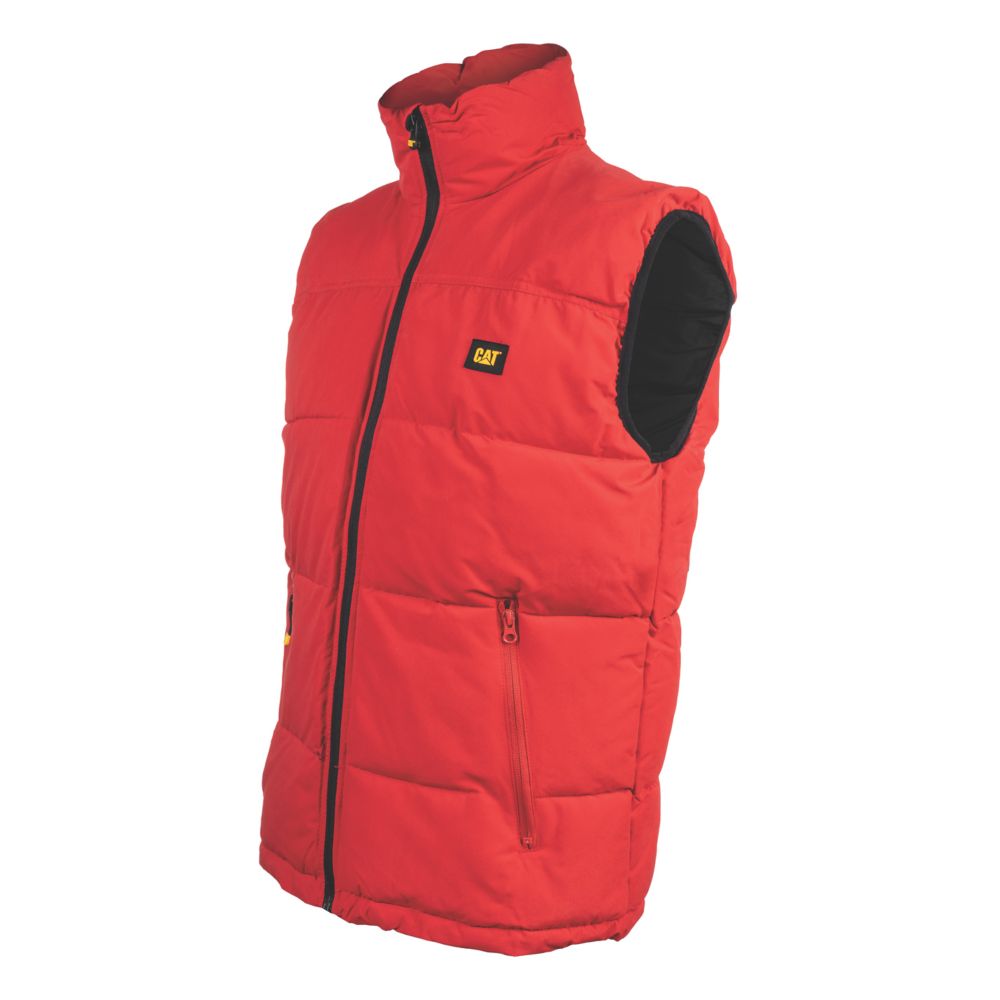 CAT Arctic Zone Body Warmer Hot Red Small 36-38