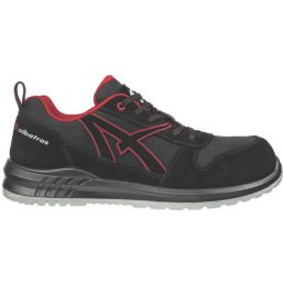 Albatros Clifton Low Size 12  Black/Red  Water-Resistant  Safety Trainers