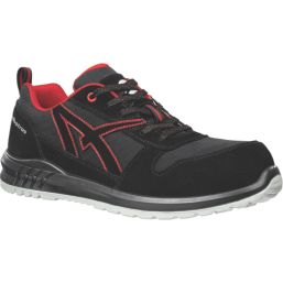 Albatros Clifton Low Size 12  Black/Red  Water-Resistant  Safety Trainers