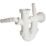 FloPlast Dual Sink & Wash Trap White 40mm