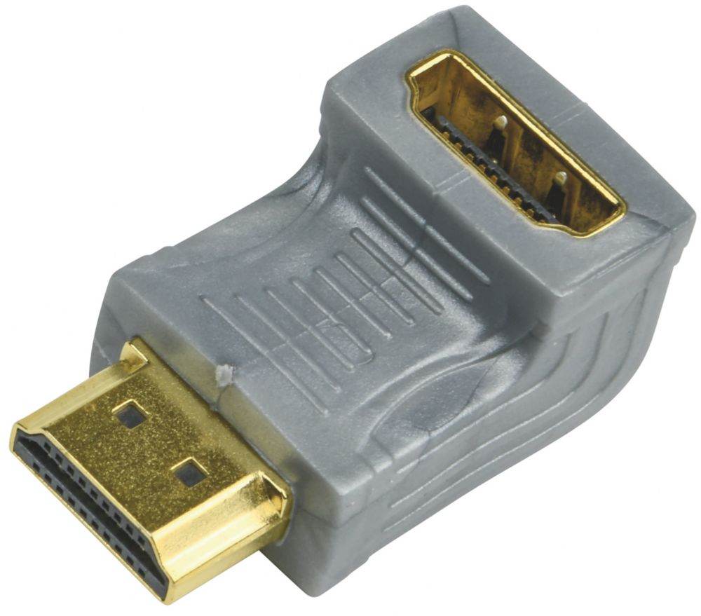 Labgear HDMI Right Angle 90° Adaptor Screwfix