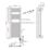 Flomasta 1200mm x 400mm 1364BTU Black Flat Electric Towel Radiator