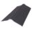 Corrugated Bitumen Ridge Black 950mm x 2.2mm x 420mm