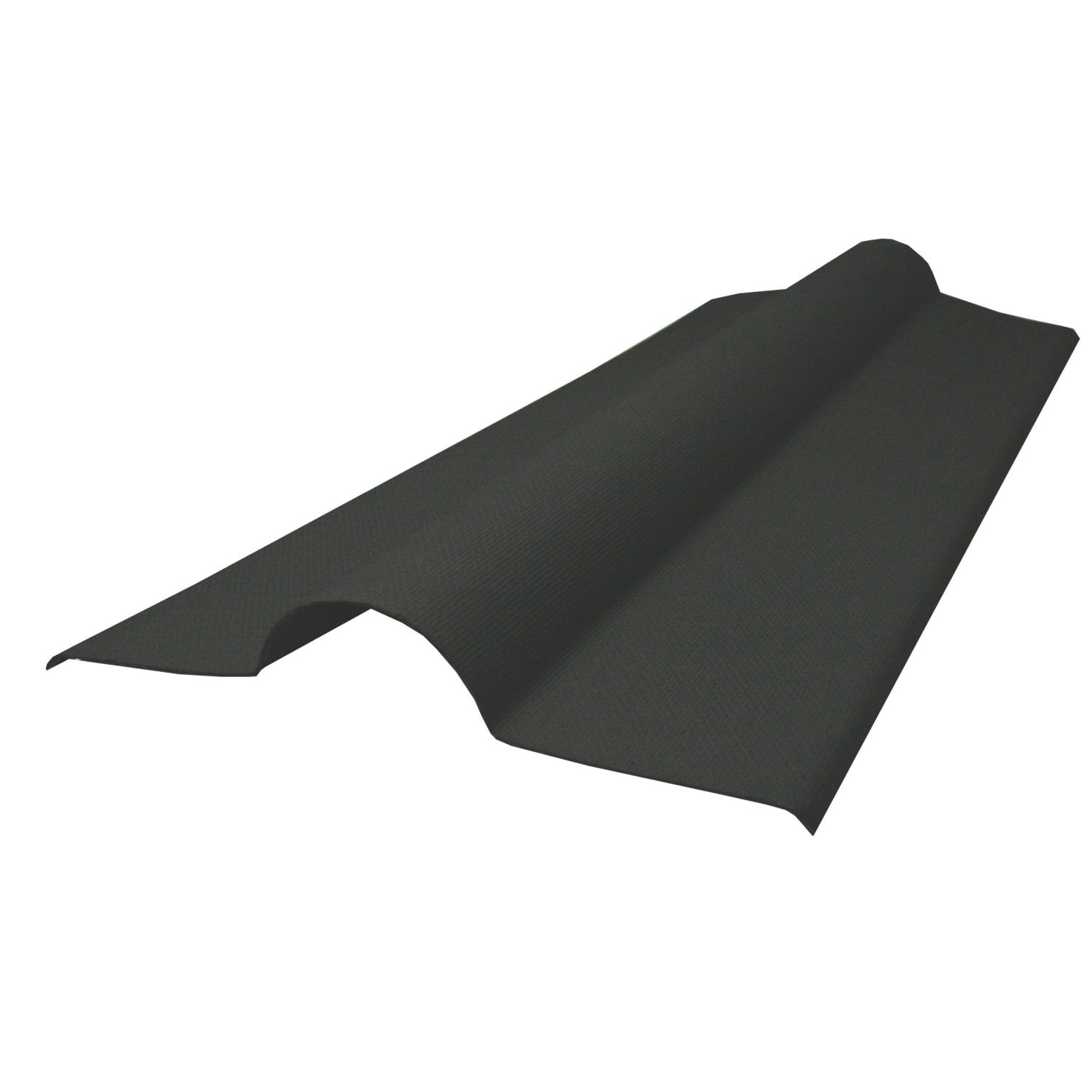 Corrugated Bitumen Ridge Black 950mm x 2.2mm x 420mm (331CY)