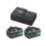 HiKOKI HIKU18YSL3JJ 36/18V 4.0/8.0Ah Li-Ion Multi Volt MV Battery & Charger Starter Set 3 Pieces