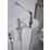 Bristan Round Shower Wall Arm Chrome-Plated 370mm x 55mm