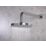 Bristan Round Shower Wall Arm Chrome-Plated 370mm x 55mm