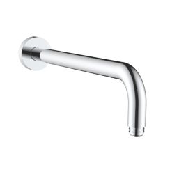 Bristan Round Shower Wall Arm Chrome-Plated 370mm x 55mm