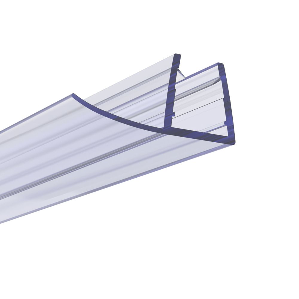 Aqualux Shower Enclosure Blade Seal for Quads & Sliders Clear 8mm x