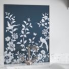 Laura Ashley Special Edition Midnight Seaspray Kitchen Splashback 600mm x 750mm x 6mm