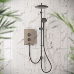 Mira Decor Warm Bronze 9.5kW  Manual Dual Outlet Electric Shower