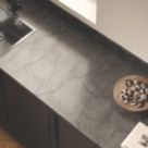 Wilsonart Matt Grey Marble Effect Laminate Upstand 3000mm x 100mm x 20mm
