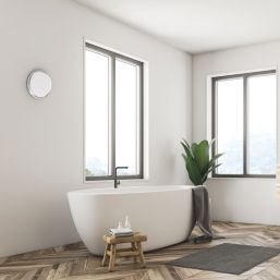 4lite WiZ Connected LED Smart Wall/Ceiling Light Chrome 18W 1620lm