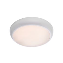 Saxby AmazonPro Indoor & Outdoor Maintained or Non-Maintained Emergency Round LED Bulkhead White 18W 1800lm