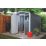 Trimetals Titan 640 6' 6" x 5' (Nominal) Apex Metal Shed 2-Tone Grey