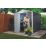 Trimetals Titan 640 6' 6" x 5' (Nominal) Apex Metal Shed 2-Tone Grey