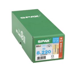 Spax  TX Flange Self Drilling Timber Screws 8mm x 220mm 50 Pack
