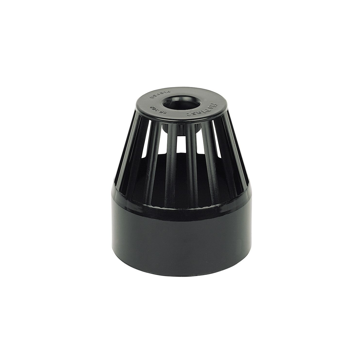 FloPlast Vent Terminal Black 110mm (33239)
