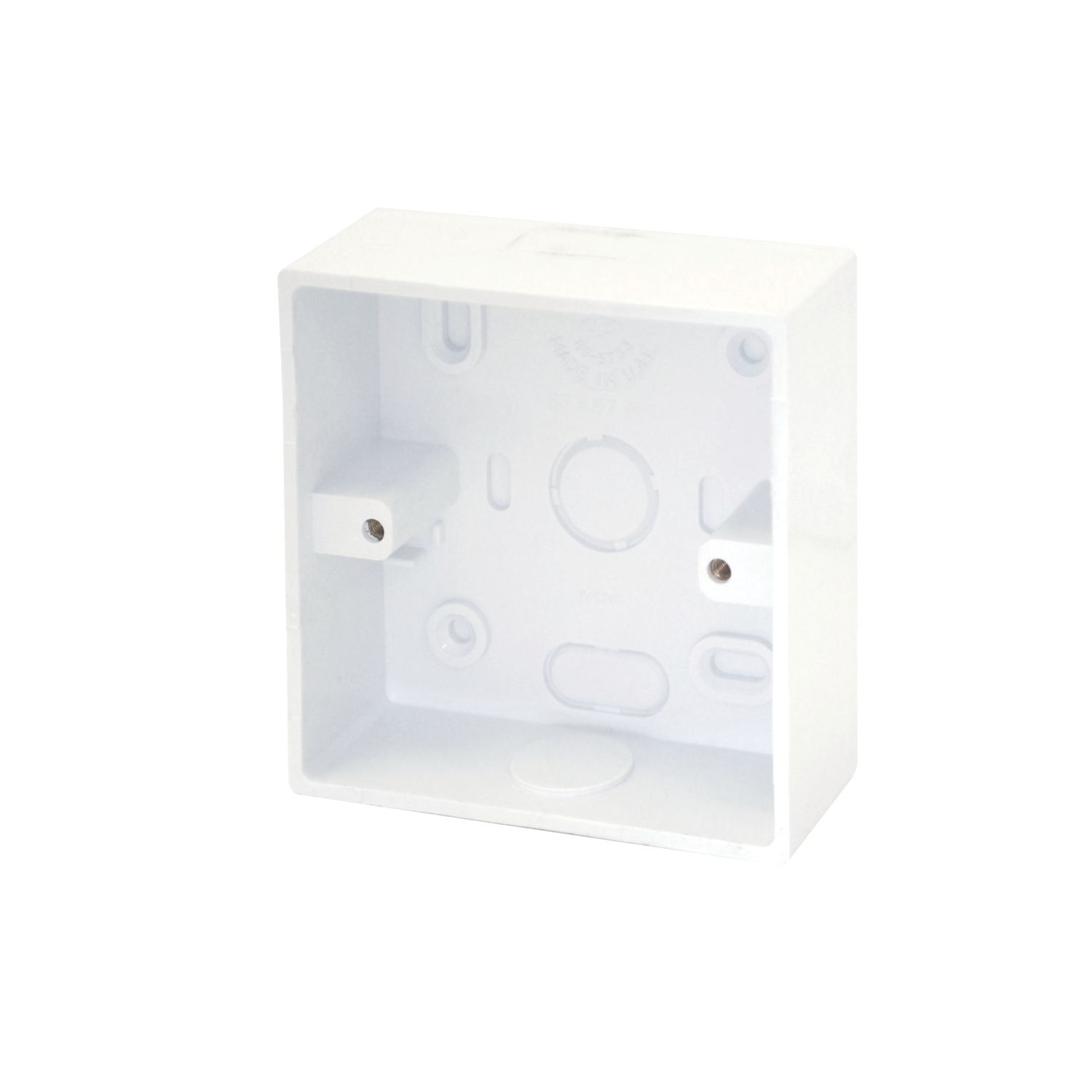 Tower Mita 1-Gang Surface Pattress Surface Box 25mm (33241)