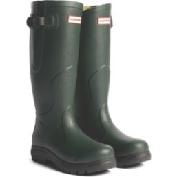 Hunter Balmoral MK II Boot Size 7 Womens Olive Non Safety Wellies