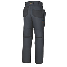 Snickers 6201 Everyday Work Trousers Steel Grey 38" W 32" L