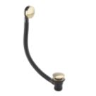 Bristan Brushed Brass 70mm Click‑Clack Bath Waste