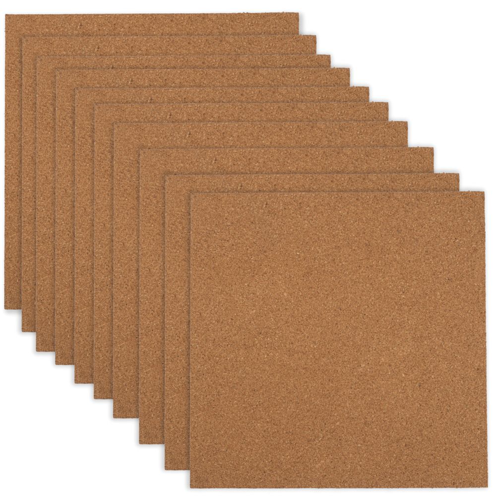 SuperFOIL Insulation Self-Adhesive Cork Tiles 300mm x 300mm 9 Pieces ...