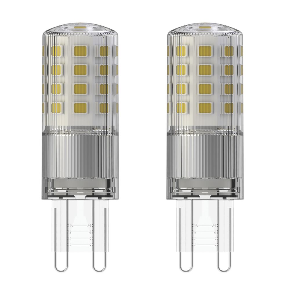 LAP G9 Capsule LED Light Bulb 470lm 4W 220-240V 2 Pack - Screwfix