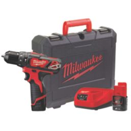 Milwaukee M12 BPD 202C 12V 2 x 2.0Ah Li Ion RedLithium Cordless