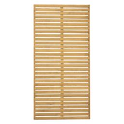 Forest  Softwood Rectangular Slatted Trellis 3' x 6' 10 Pack