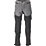 Mascot Customized Work Trousers Stone Grey/Black 34.5" W 32" L