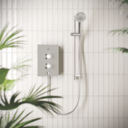 Mira Decor Warm Silver 9.5kW  Manual Electric Shower