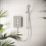 Mira Decor Warm Silver 9.5kW  Manual Electric Shower